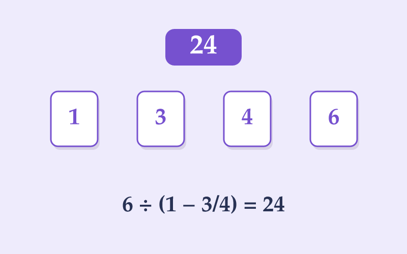 24点与凑目标数游戏封面插画