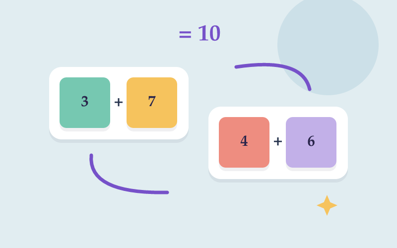 Number Pairs 10 game cover illustration